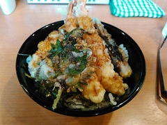 今日はそば鐡の天丼